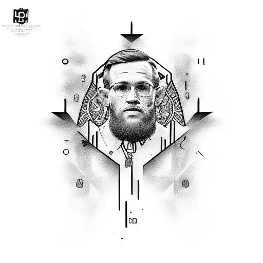 Tatoo of McGregor but no religious thing tattoo design idea