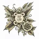 Philippians 4:6 7 verse tattoo design idea