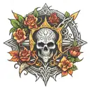 elden ring logo tattoo design idea