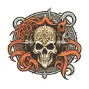 elden ring logo tattoo design idea