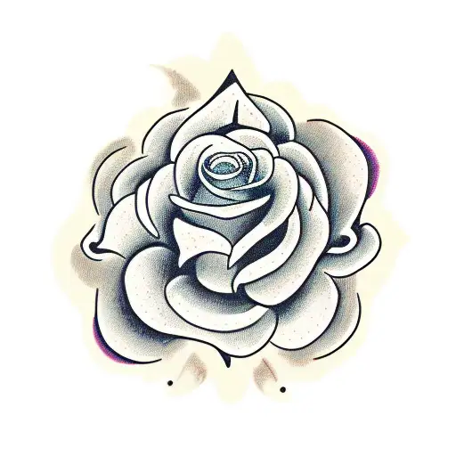 English Rose Flower Temporary Tattoo Stickers Waterproof - Temu