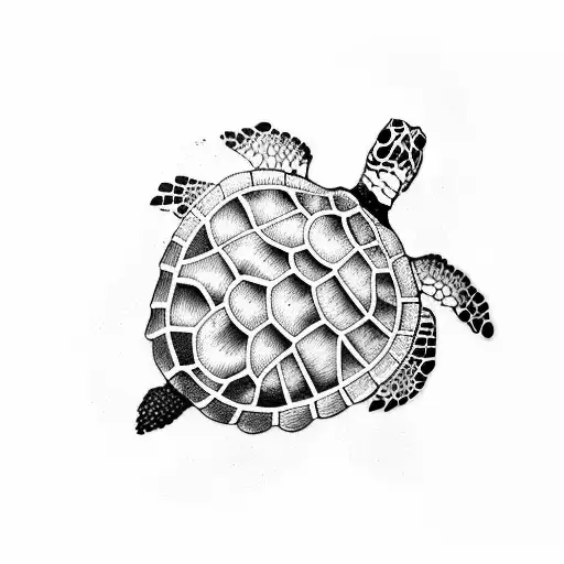 sea turtle tattoo design idea