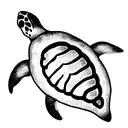 sea turtle tattoo design idea