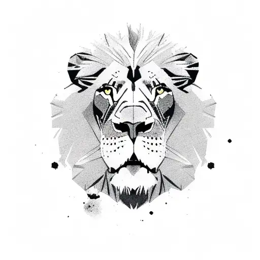 lion boxer  tattoo design idea