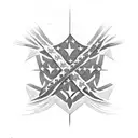 confederate flag  tattoo design idea