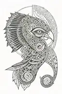 Horus tattoo design idea