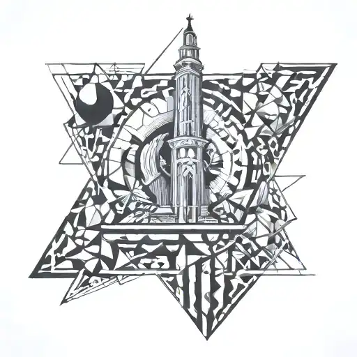 bostom pilgrim monument tattoo design idea