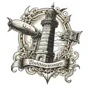 bostom pilgrim monument tattoo design idea