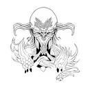 nephilim  tattoo design idea