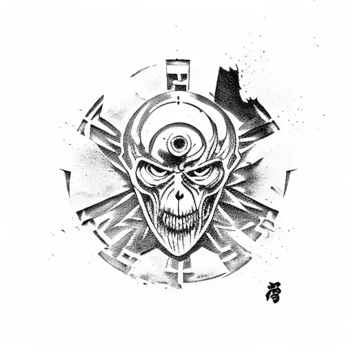attack on titan survey cops logo  tattoo design idea