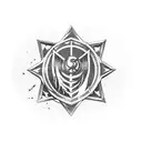 attack on titan survey cops logo  tattoo design idea