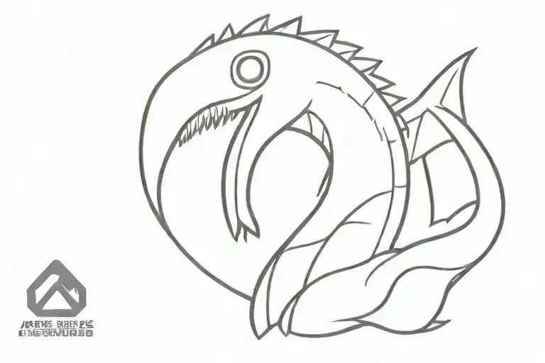 apex legends nessie tattoo design idea