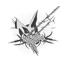 Barbed Wire, farm tattoo design idea