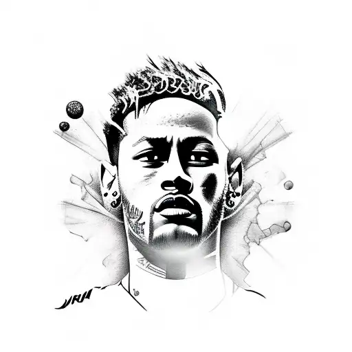 Drawing/shading Neymar - YouTube