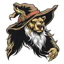 Bear Wizard tattoo design idea