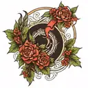 winter solstice tattoo design idea