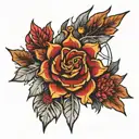 winter solstice tattoo design idea