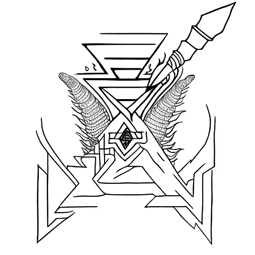 Jerry with Ankh tattoo design idea