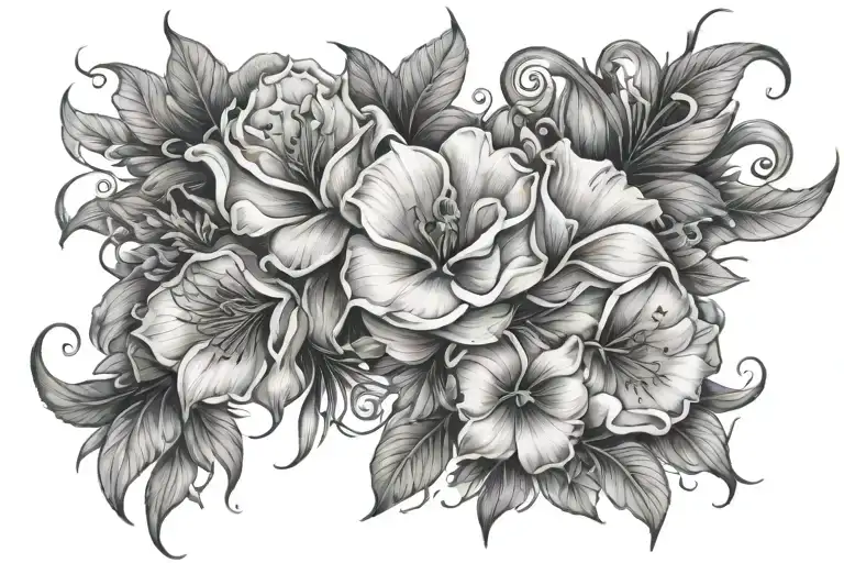 middle size linery tattoo on triceps we are planning tattoo design idea