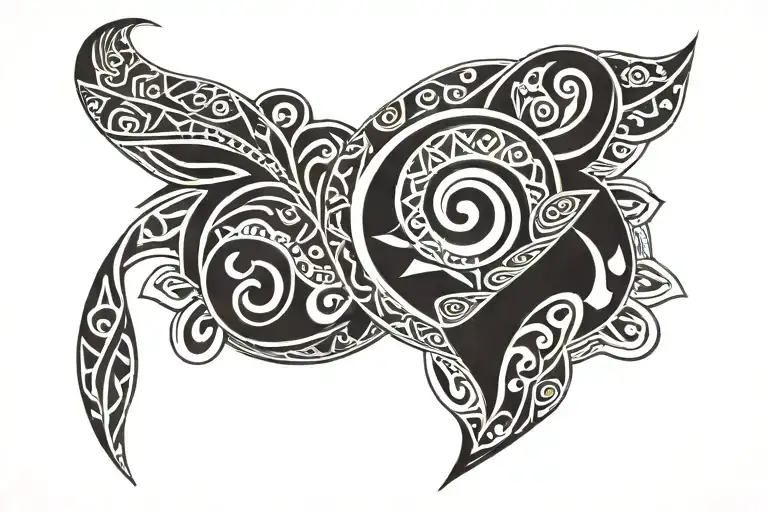 middle size maori tattoo on triceps tattoo design idea