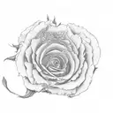 tiger and roses tattoo design idea