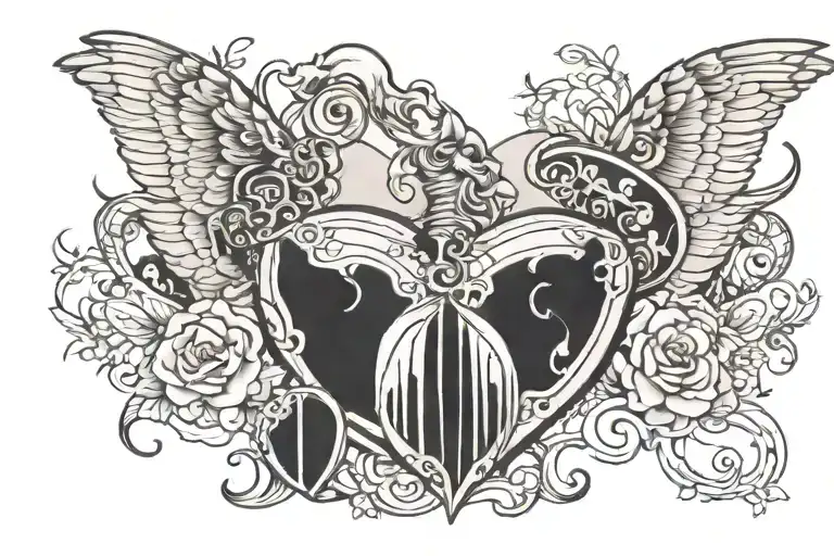 Every beat of my heart echoes tattoo design idea
