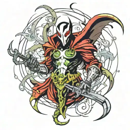 SPAWN character tattoo design idea
