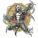 SPAWN character tattoo design idea