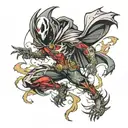 SPAWN character tattoo design idea