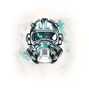 Fallout Power armor tattoo design idea