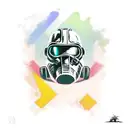 Fallout Power armor tattoo design idea