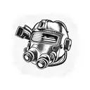 Fallout Power armor tattoo design idea