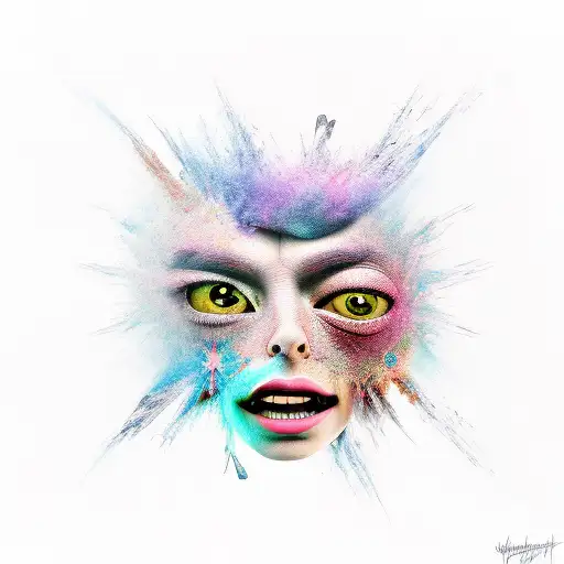 dissociative identity disorder tattoo design idea