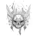 trauma recovery  tattoo design idea