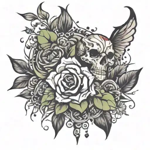 abuse tattoo design idea