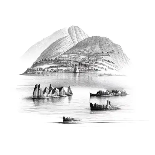 Lake District tattoo design idea