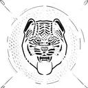 tai lung chained up in prison tattoo design idea