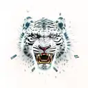 tai lung chained up in prison tattoo design idea