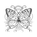 3 Butterfly tattoo design idea