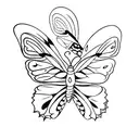3 Butterfly tattoo design idea