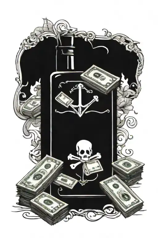 money whiskey game pc gamer tattoo design idea