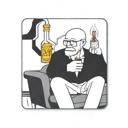 whiskey pc gamer rich tattoo design idea