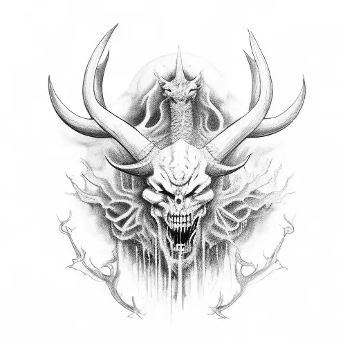 "and if I don't let my demons out to breathe I'll end up with some horns or a pair a fucking wings" tattoo design idea