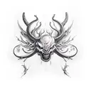 "and if I don't let my demons out to breathe I'll end up with some horns or a pair a fucking wings" tattoo design idea