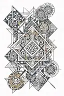 nomad starting a journey of self discovery tattoo design idea