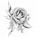 curved around the arm, humming-bird with flower, climbing plant with flowers tattoo design idea