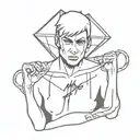 gangsta ftp 666 kill me tattoo design idea