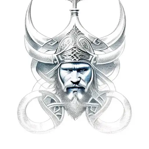 family viking tattoo design idea