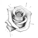 write name Ricardo with roses tattoo design idea