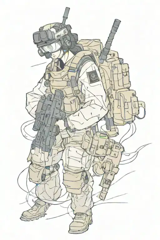 korean dokkaebi tattoo design idea